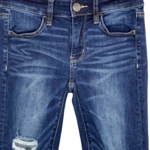 American Eagle Outfitters Ne(x)t Level stretch jeans jegging size 2 distressed - Picture 4 of 15